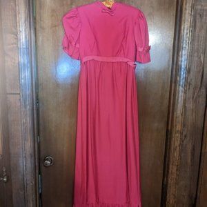 1960s Vintage Emma Domb California Dress Pink Size 7